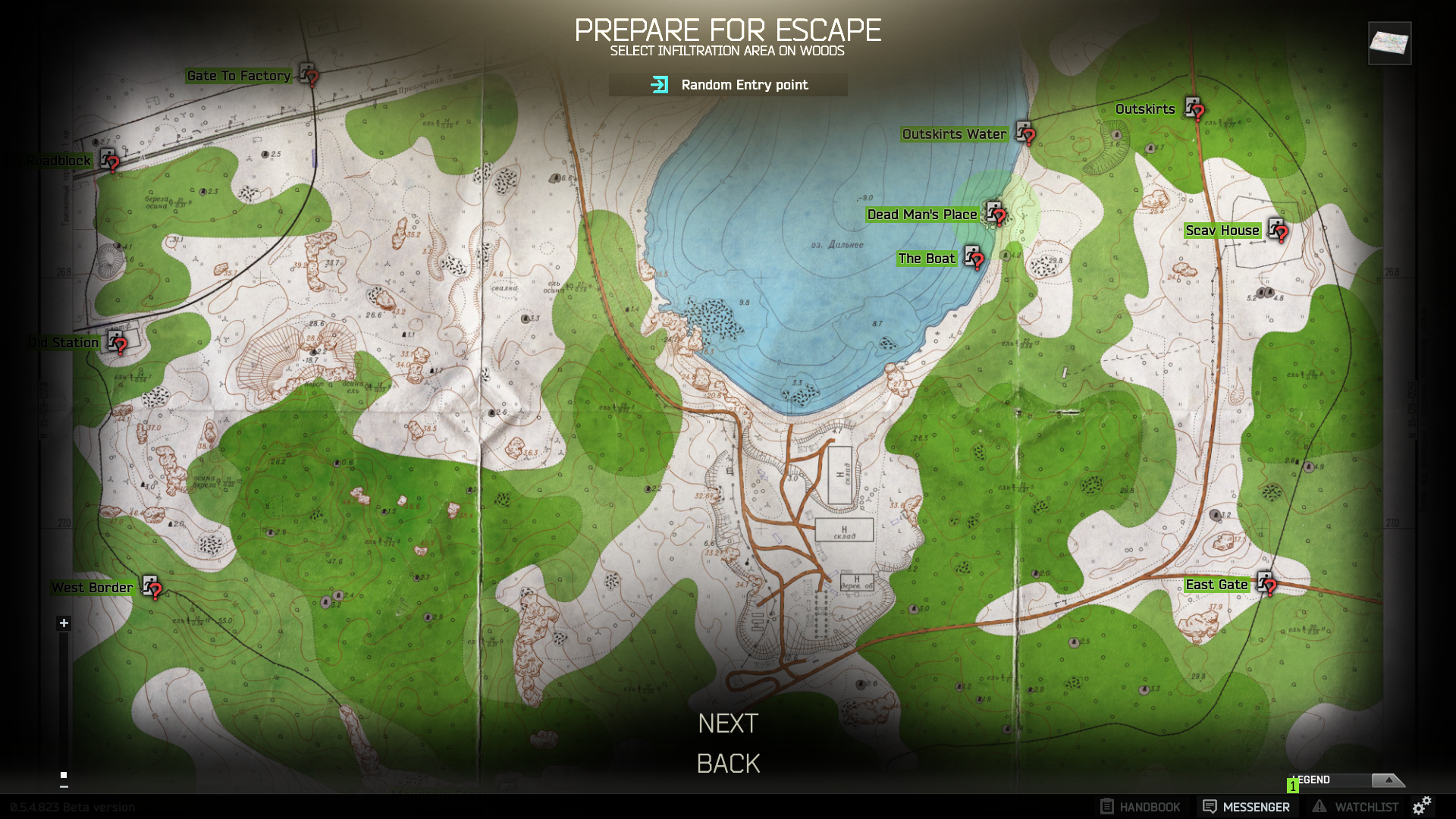 New Tarkov Customs Extraction Map